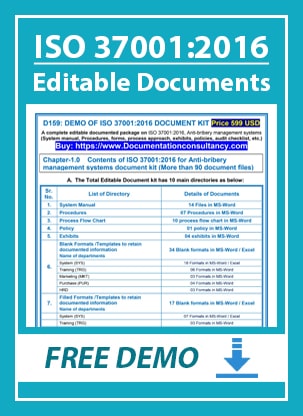 ISO 37001 documents