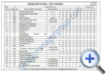 Sample ISO Forms